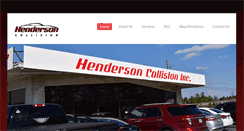 Desktop Screenshot of hendersoncollision.com